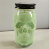 Mountain Dew Scented Skull Candle