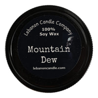 Mountain Dew Scented Skull Candle