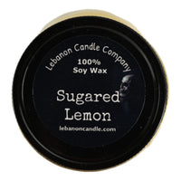 Sugared Lemon Scented Skull Candle