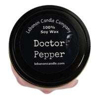 Doctor Pepper Scented Skull Candle