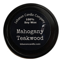 Mahogany Teakwood Scented Skull Candle