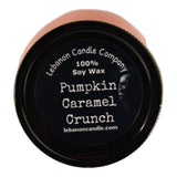 Pumpkin Caramel Crunch Scented Skull Candle