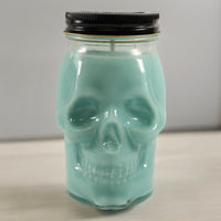 Tiki's & Tan Lines Scented Skull Candle