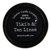 Tiki's & Tan Lines Scented Skull Candle