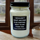 Funny Farting Valentines Candle