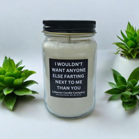 Funny Farting Valentines Candle