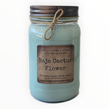 Baja Cactus Flower Candle