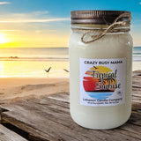 Crazy Busy Mama Exclusive Tropical Sunrise Candle