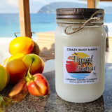 Crazy Busy Mama Exclusive Tropical Sunrise Candle