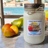 Crazy Busy Mama Exclusive Tropical Sunrise Candle