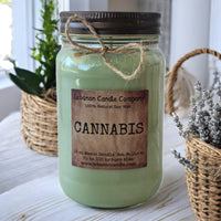 Cannabis Candle