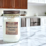 Champagne Toasts Candle