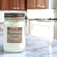 Champagne Toasts Candle