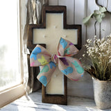 Crazy Busy Mama Exclusive Tropical Sunrise Scented Wooden Cross Dough Bowl Candle