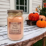 Fall Porch Sitting Candle