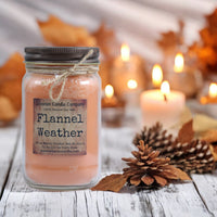 Flannel Weather Candle