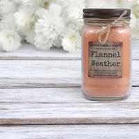 Flannel Weather Candle