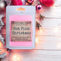 Hot Pink Christmas Wax Melt