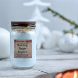 Making Snow Angels Candle