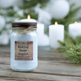 Making Snow Angels Candle