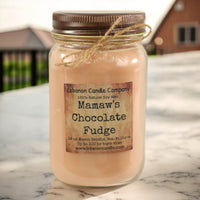 Mamaws Chocolate Fudge Candle