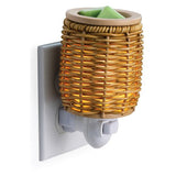 Wicker Lantern Plug-in  Warmer