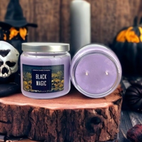 Black Magic Double Wick Candle