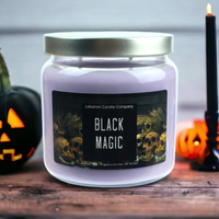 Black Magic Double Wick Candle