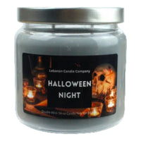 Halloween Night Double Wick Candle