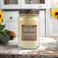 Sunflower Candle