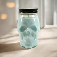 Fruit Loops Scented Skull Candle