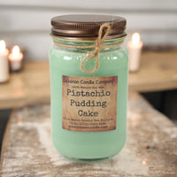 Pistachio Pudding Cake Candle