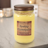 Pretty Pineapple Candle