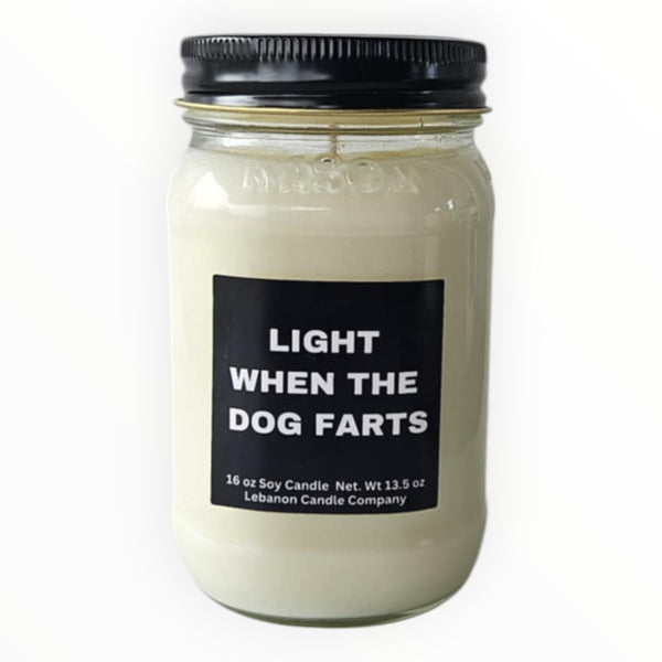 Funny Light When The Dog Farts Candle