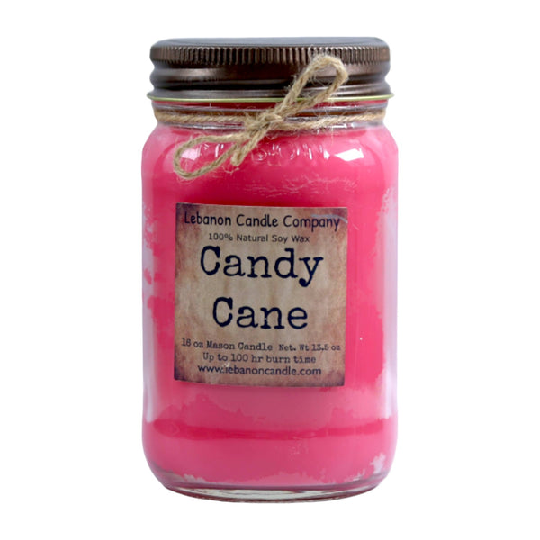 Candy Cane Candle