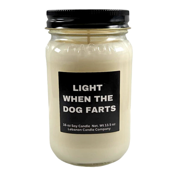 Funny Light When The Dog Farts Candle