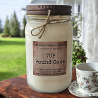 7UP Pound Cake Candle