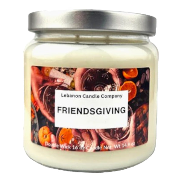 Friendsgiving Double Wick Candle