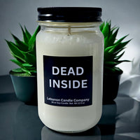 Funny Dead Inside Valentines Candle