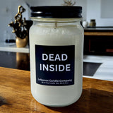 Funny Dead Inside Valentines Candle