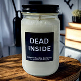 Funny Dead Inside Valentines Candle