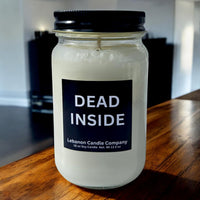 Funny Dead Inside Valentines Candle