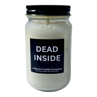 Funny Dead Inside Valentines Candle