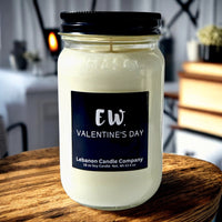 Funny Ew Valentines Candle