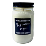 Funny Feelings For You Valentines Candle