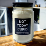 Funny Not Today Cupid Valentines Candle