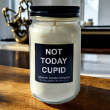 Funny Not Today Cupid Valentines Candle