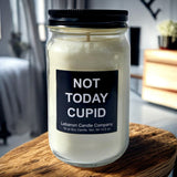 Funny Not Today Cupid Valentines Candle