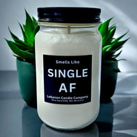 Funny Single AF Valentines Candle