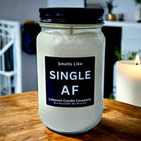 Funny Single AF Valentines Candle